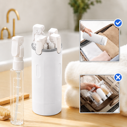 Rovellix 4-in-1 Travel Dispenser Bottle