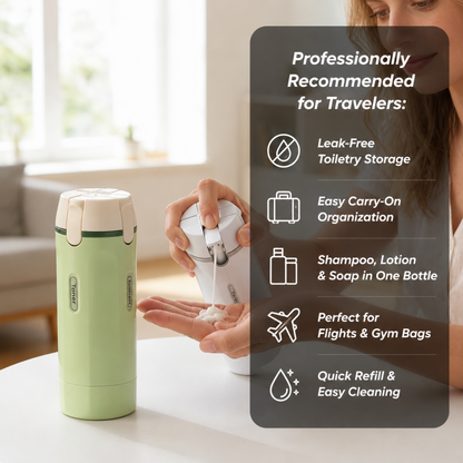 Rovellix 4-in-1 Travel Dispenser Bottle