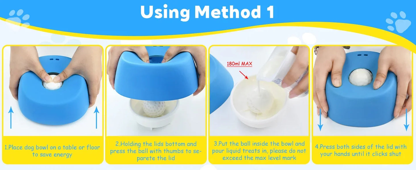 Rovellix™ Slow Feeder Bowl – for Dogs and Cats