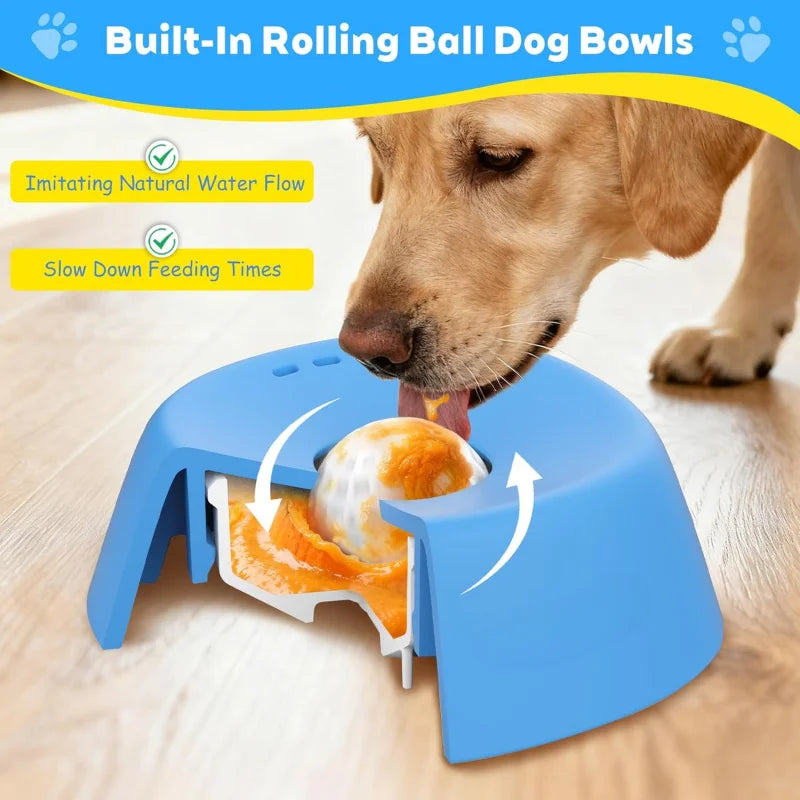 Rovellix™ Slow Feeder Bowl – for Dogs and Cats